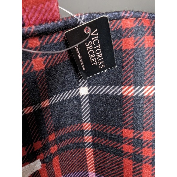 NWT Victoria's Secret Red Plaid Christmas Tote Bag. - Picture 7 of 9